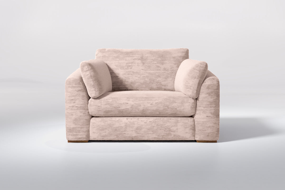 Outlet | Muse - Loveseat - Cosy Chenille - Ashen