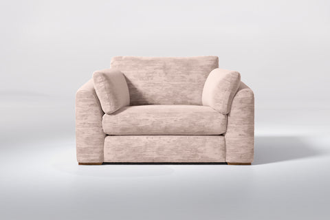 Outlet | Muse - Loveseat - Cosy Chenille - Ashen