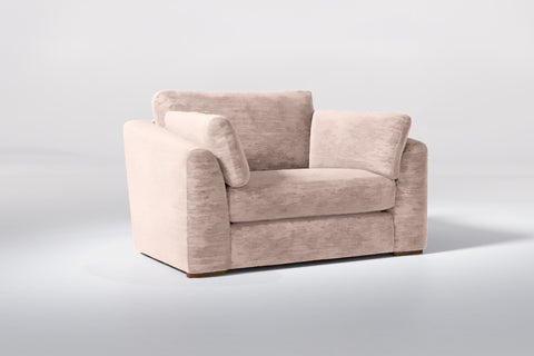 Outlet | Muse - Loveseat - Cosy Chenille - Ashen