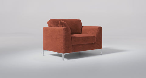Outlet | Melody - Loveseat - Cosy Chenille - Umber