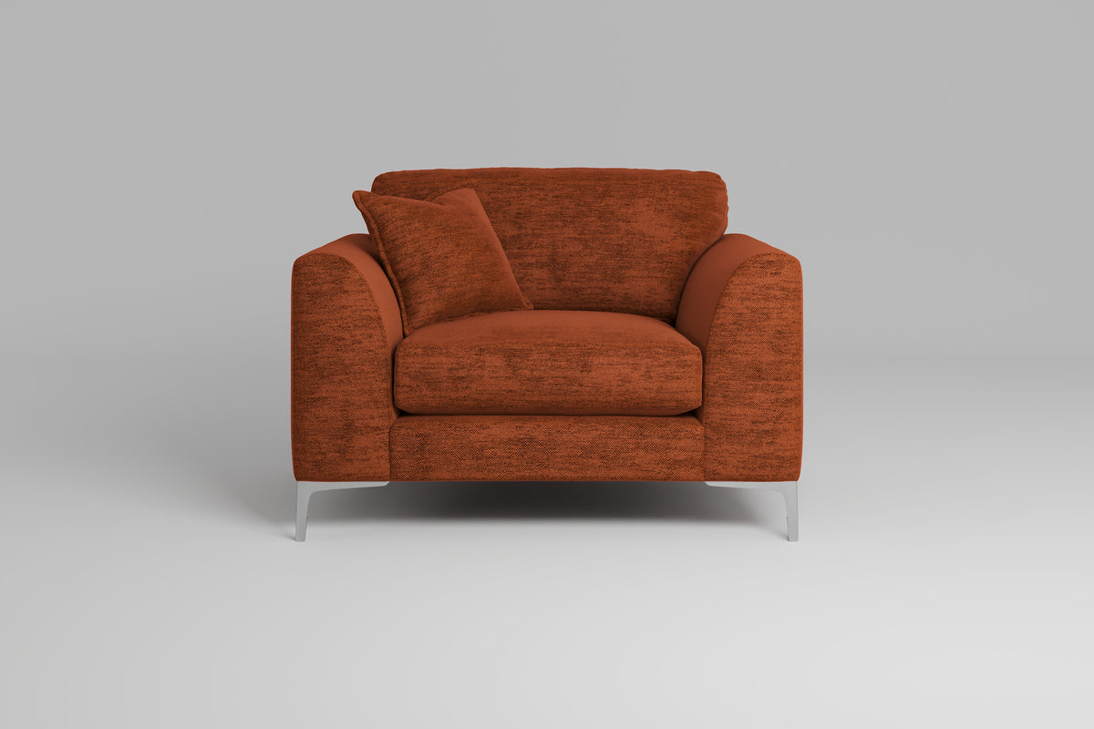 Outlet | Melody - Loveseat - Cosy Chenille - Umber