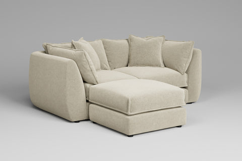 Utopia - 2 Piece with Footstool | Rearrangeable Modular Sofa