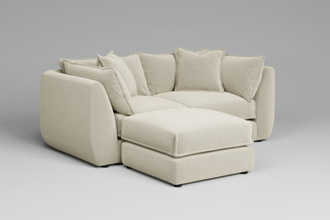 Utopia - 2 Piece with Footstool | Rearrangeable Modular Sofa