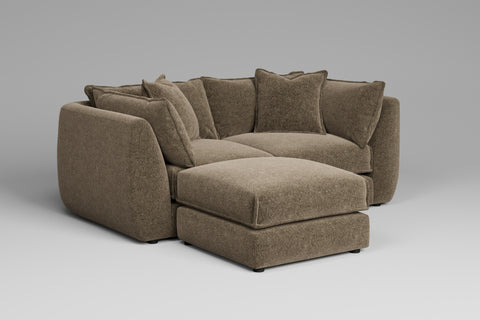 Utopia - 2 Piece with Footstool | Rearrangeable Modular Sofa