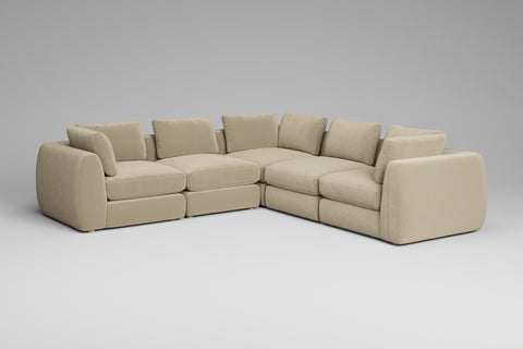 Zen - 5 Piece Corner | Rearrangeable Modular Sofa