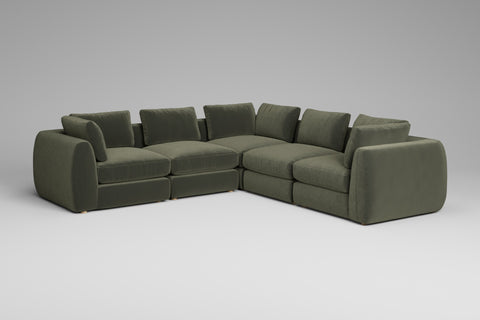 Zen - 5 Piece Corner | Rearrangeable Modular Sofa