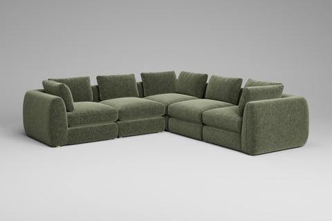 Zen - 5 Piece Corner | Rearrangeable Modular Sofa