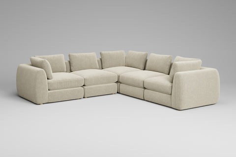 Zen - 5 Piece Corner | Rearrangeable Modular Sofa