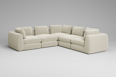 Zen - 5 Piece Corner | Rearrangeable Modular Sofa