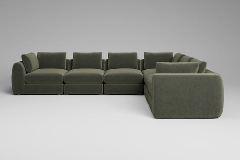 Zen - 6 Piece Corner | Rearrangeable Modular Sofa