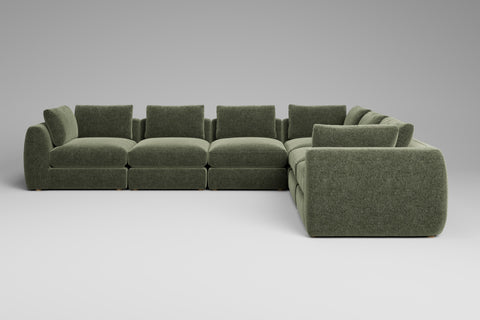 Zen - 6 Piece Corner | Rearrangeable Modular Sofa
