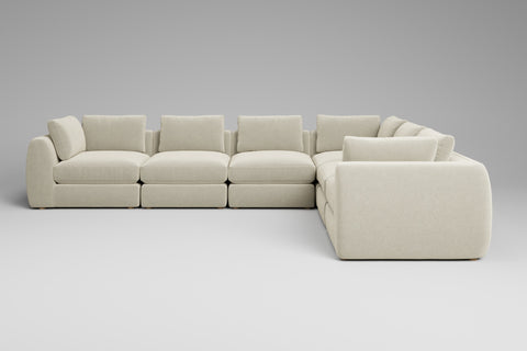 Zen - 6 Piece Corner | Rearrangeable Modular Sofa