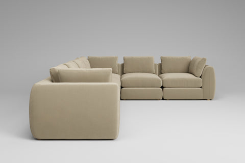 Zen - 6 Piece Corner | Rearrangeable Modular Sofa