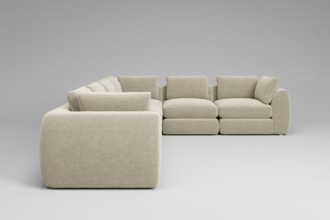 Zen - 6 Piece Corner | Rearrangeable Modular Sofa