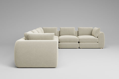Zen - 6 Piece Corner | Rearrangeable Modular Sofa