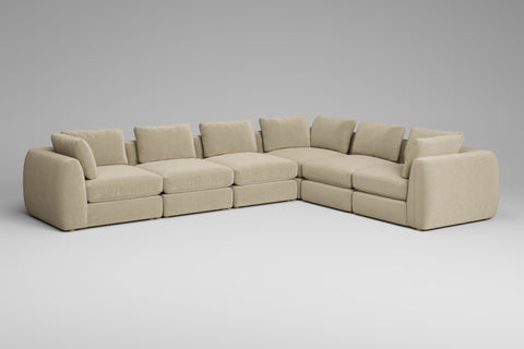 Zen - 6 Piece Corner | Rearrangeable Modular Sofa