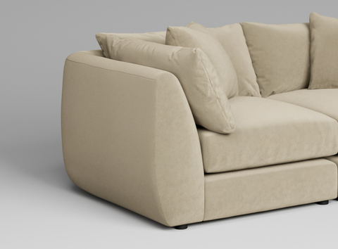 Utopia - 2 Piece with Footstool | Rearrangeable Modular Sofa