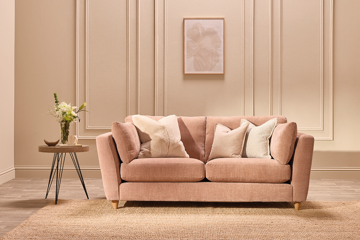 Daydream - 3 Seater - Vintage Velvet - Blush