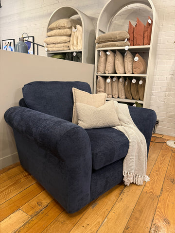 Outlet | Mellow - Chair - Cosy Chenille - Indigo