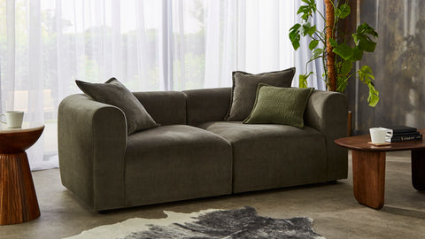 Aura - 2 Piece | Rearrangeable Modular Sofa