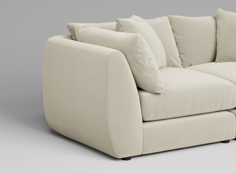 Utopia - 2 Piece with Footstool | Rearrangeable Modular Sofa