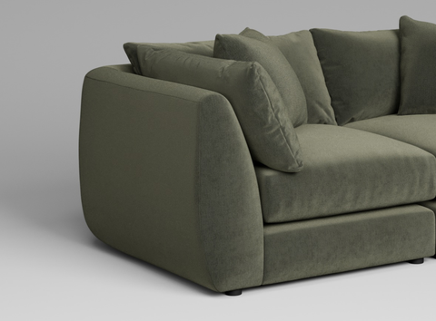 Utopia - 2 Piece with Footstool | Rearrangeable Modular Sofa