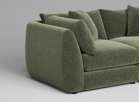 Utopia - 2 Piece with Footstool | Rearrangeable Modular Sofa