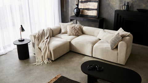 Aura - 4 Piece Open End | Rearrangeable Modular Sofa