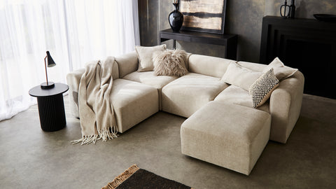 Aura - Footstool | Rearrangeable Modular Sofa